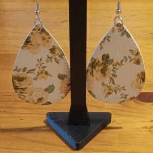 Floral Teardrop Earrings